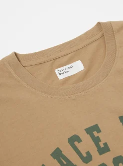 Clearance Print Pocket Tee In Sand Single Jersey Pl&S Men Tees & Sweats.