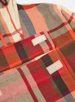 Cheap Pullover Anorak In Red Earth Check Men Coats & Outerwear.