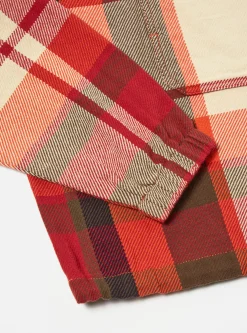 Cheap Pullover Anorak In Red Earth Check Men Coats & Outerwear.