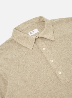 New Pullover L/S Shirt In Sand Recycled Wool Mix Sj Men Shirts.