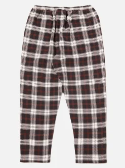 Cheap Pyjama In Black/Ecru Twill Check Men Nightwear.