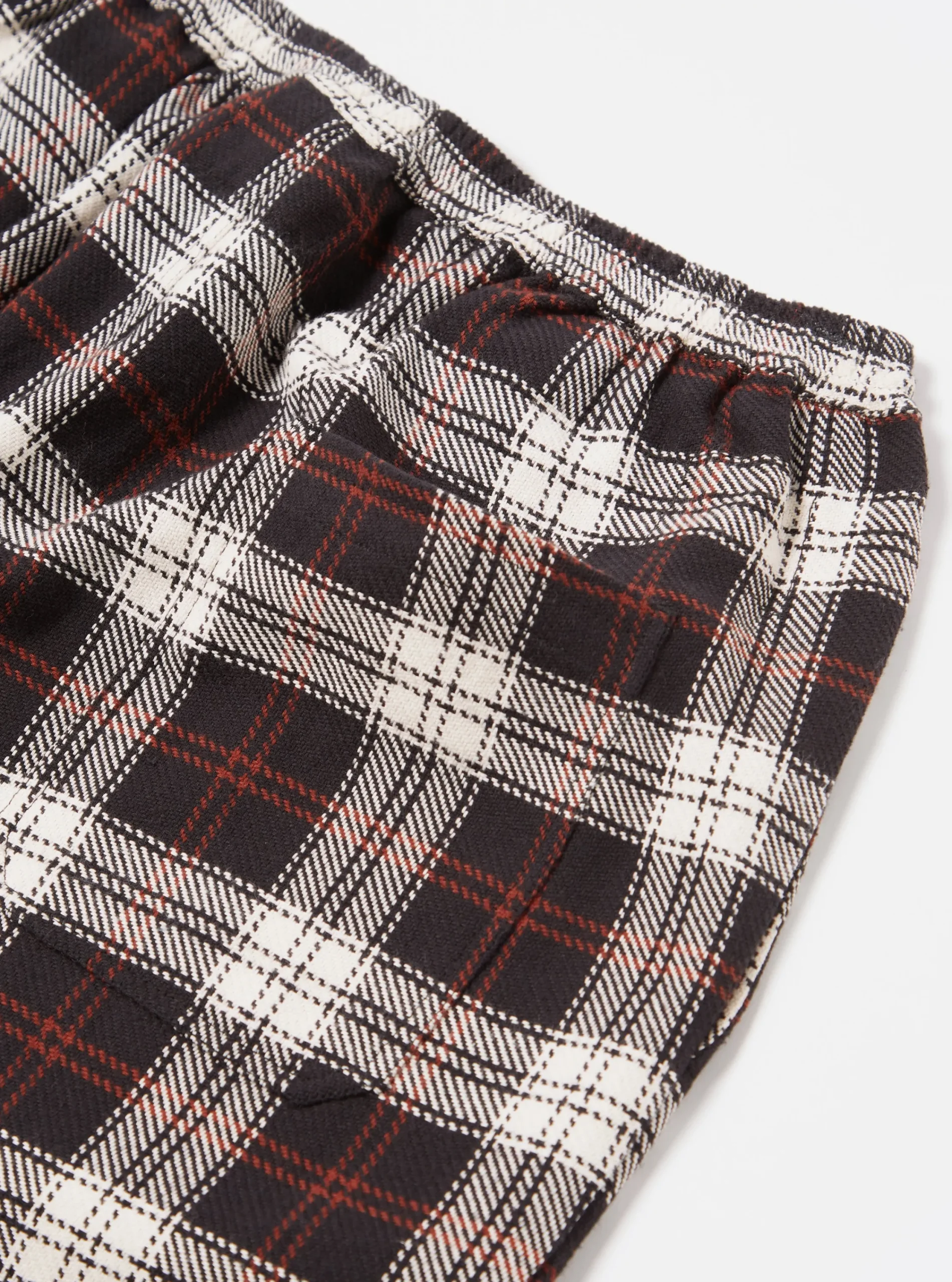 Cheap Pyjama In Black/Ecru Twill Check Men Nightwear.
