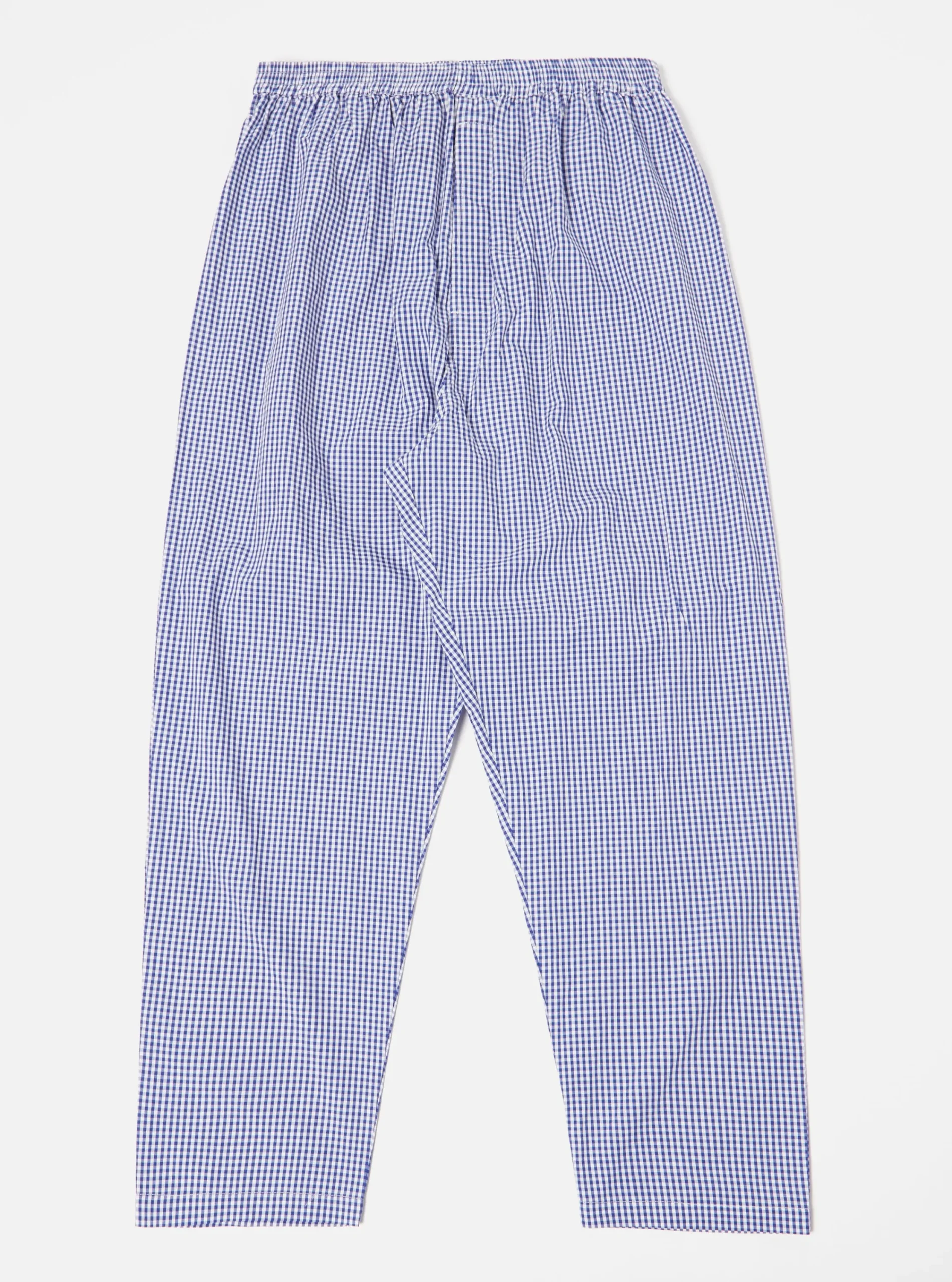 Cheap Pyjama In Blue Gingham Check Men Nightwear.