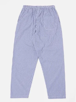 Cheap Pyjama In Blue Gingham Check Men Nightwear.