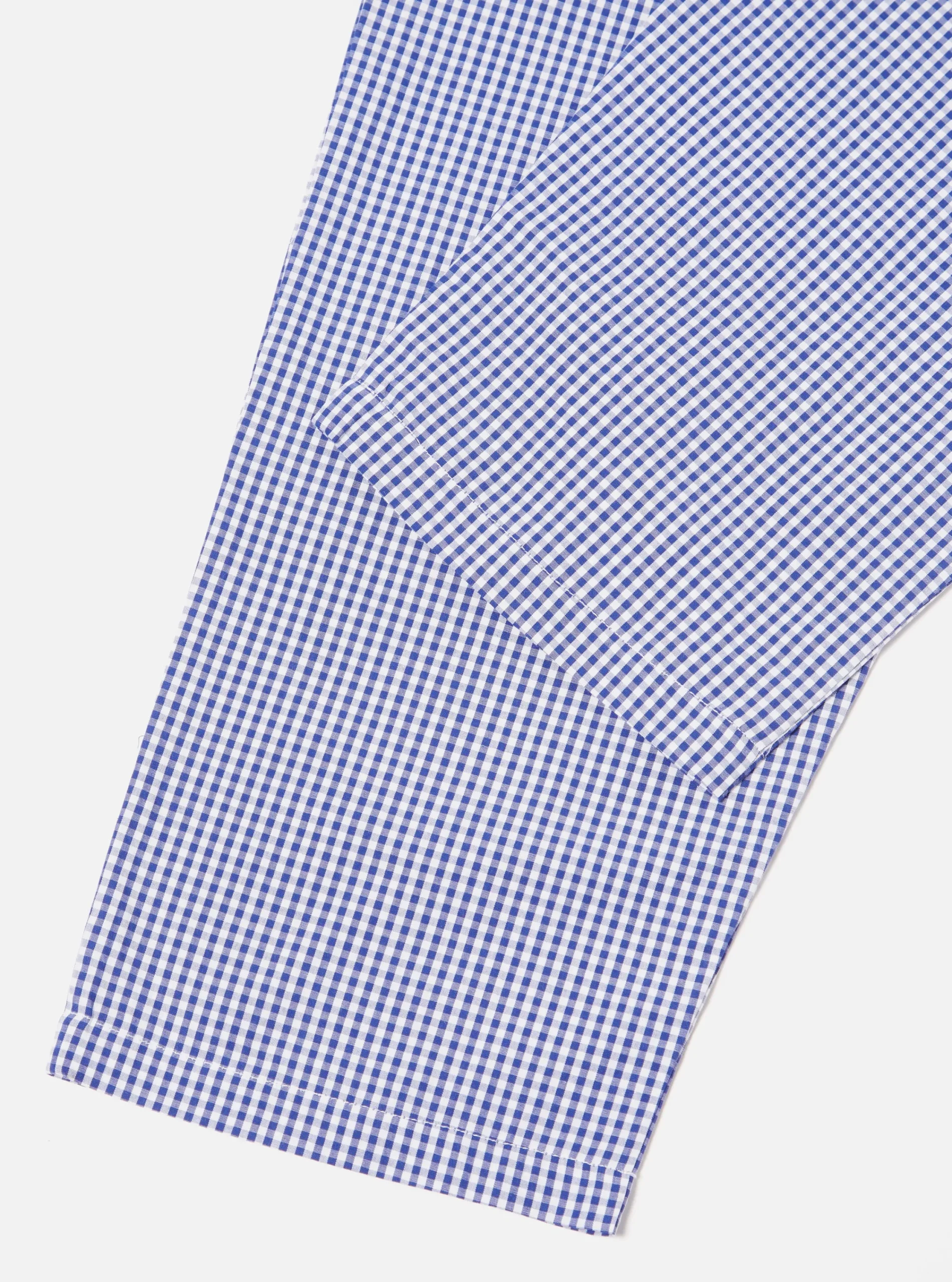Cheap Pyjama In Blue Gingham Check Men Nightwear.