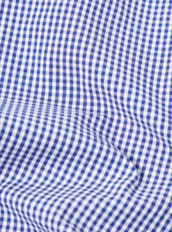Cheap Pyjama In Blue Gingham Check Men Nightwear.