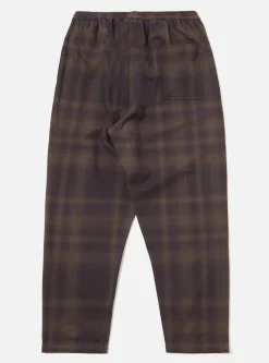 Cheap Pyjama In Charcoal Shadow Check Men Nightwear.