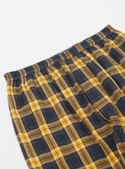 Best Sale Pyjama In Gold/Navy Himalaya Check Men Nightwear.