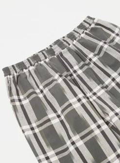 Flash Sale Pyjama In Green Ikat Check Men Nightwear.