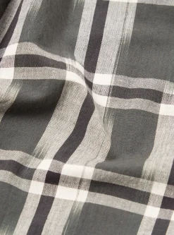 Flash Sale Pyjama In Green Ikat Check Men Nightwear.