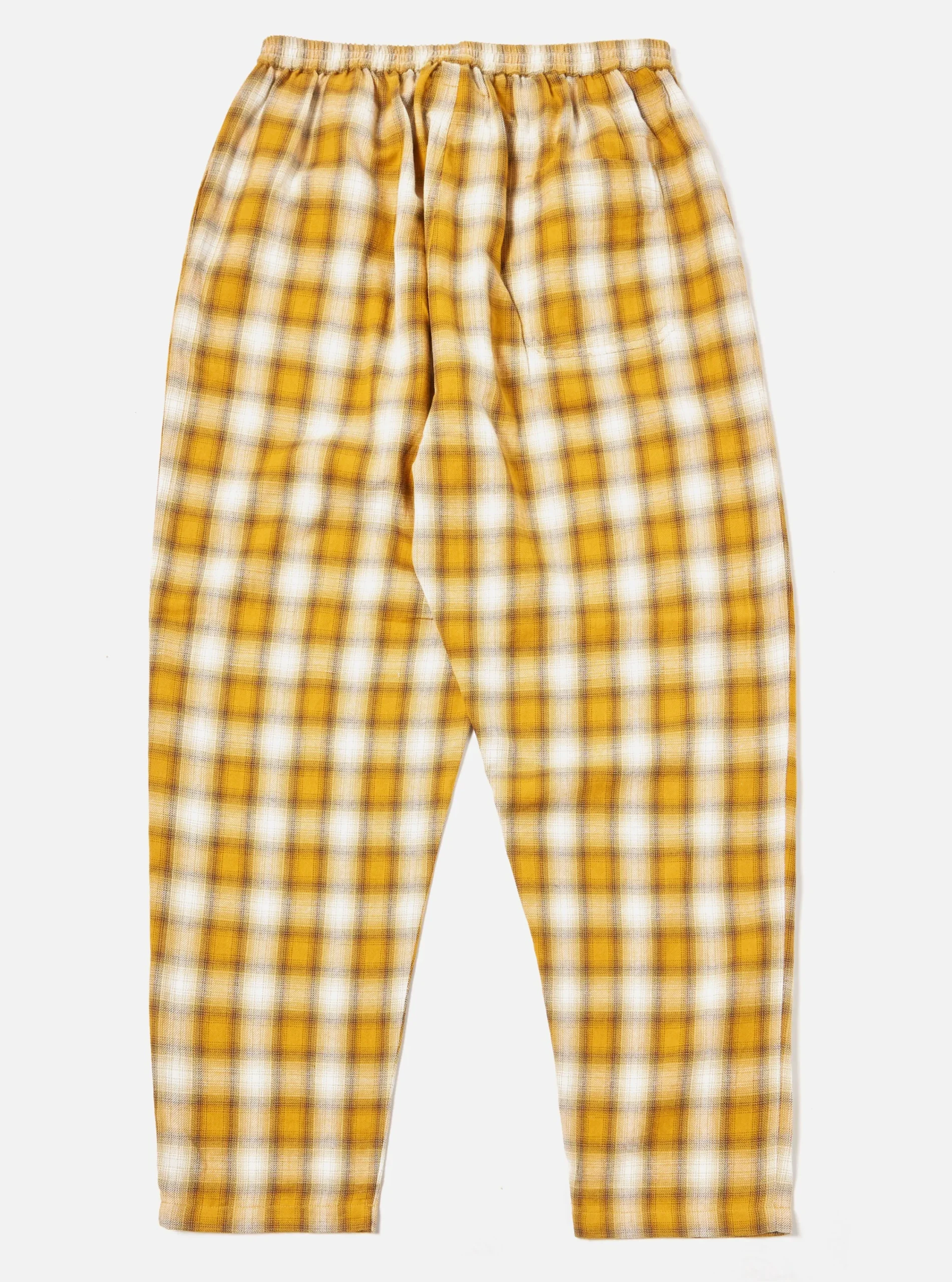 Cheap Pyjama In Mustard Shadow Check Men Nightwear.
