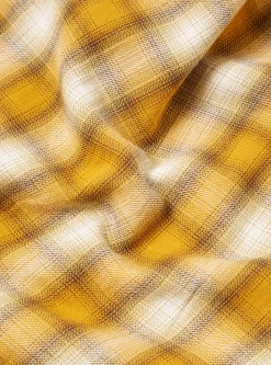 Cheap Pyjama In Mustard Shadow Check Men Nightwear.