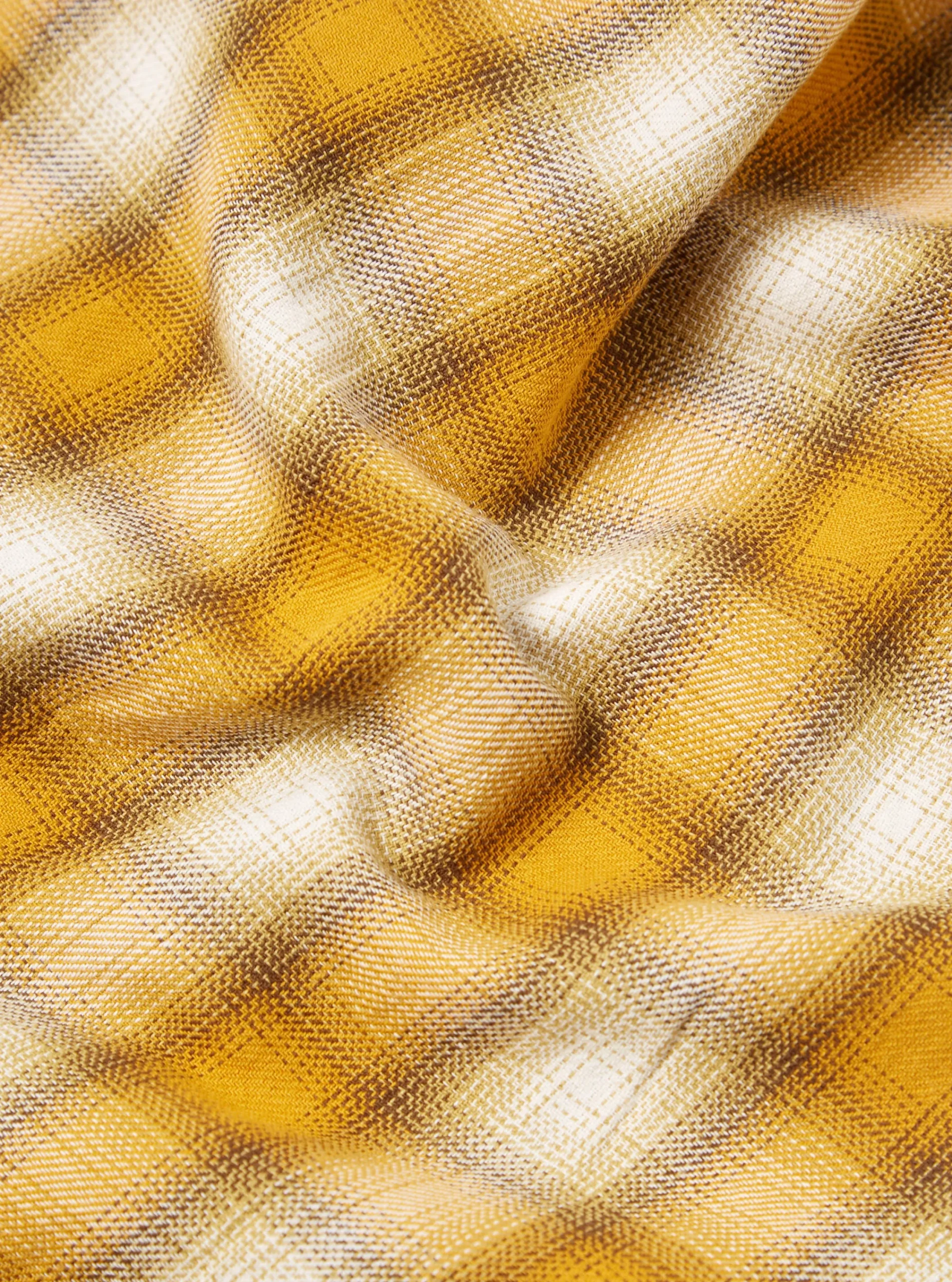 Cheap Pyjama In Mustard Shadow Check Men Nightwear.
