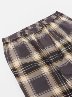 Shop Pyjama In Navy/Yellow Weave Check Men Nightwear.