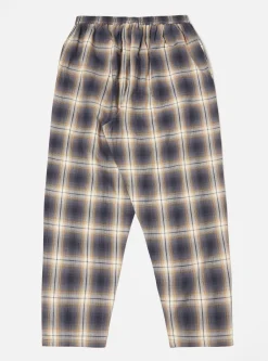 Online Pyjama In Navy Es Shadow Check Men Nightwear.