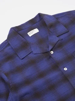 Clearance Pyjama Set In Indigo Brushed Check Men Nightwear.