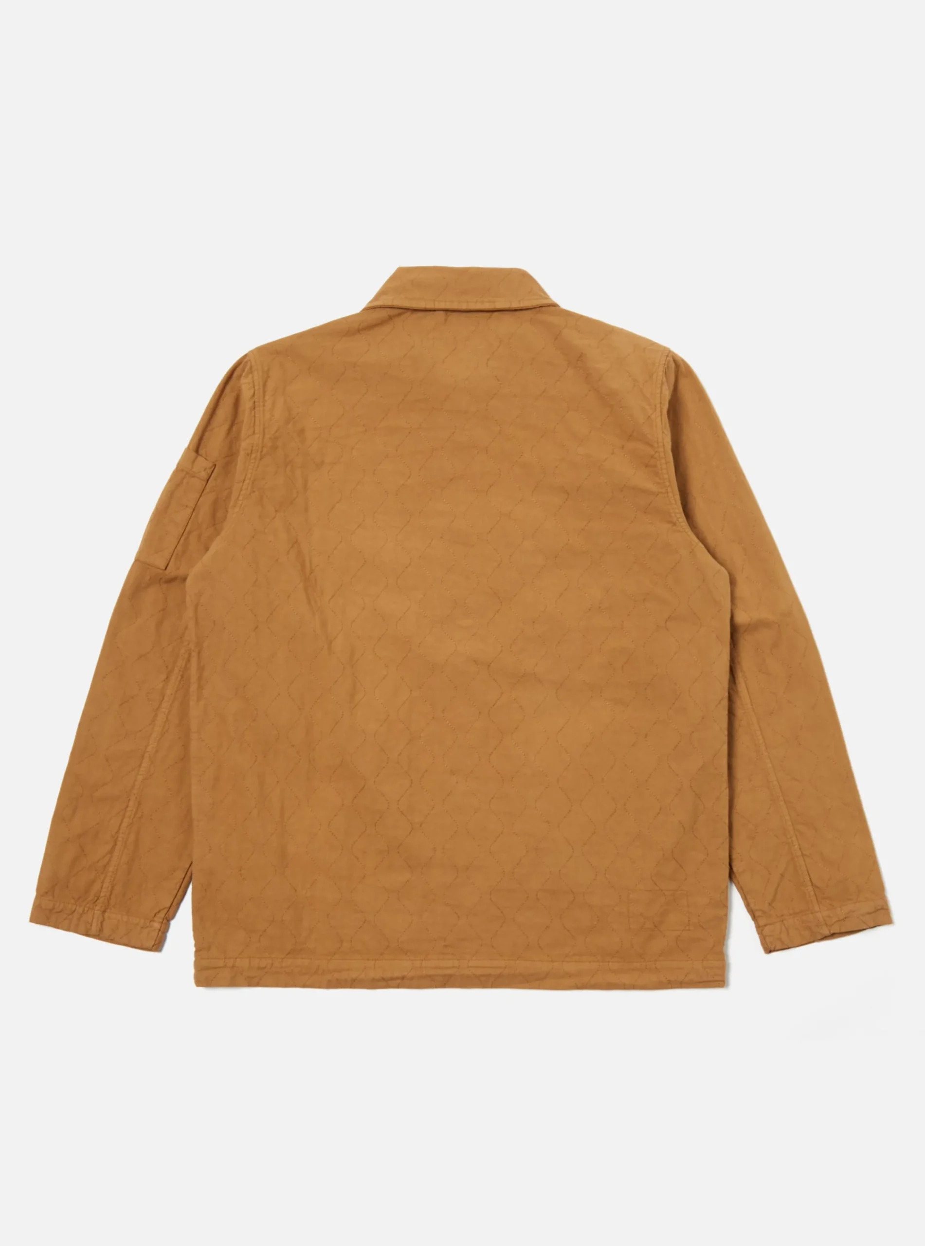 Sale Quilted Coverall Jacket In Cumin Cotton Men Jackets.