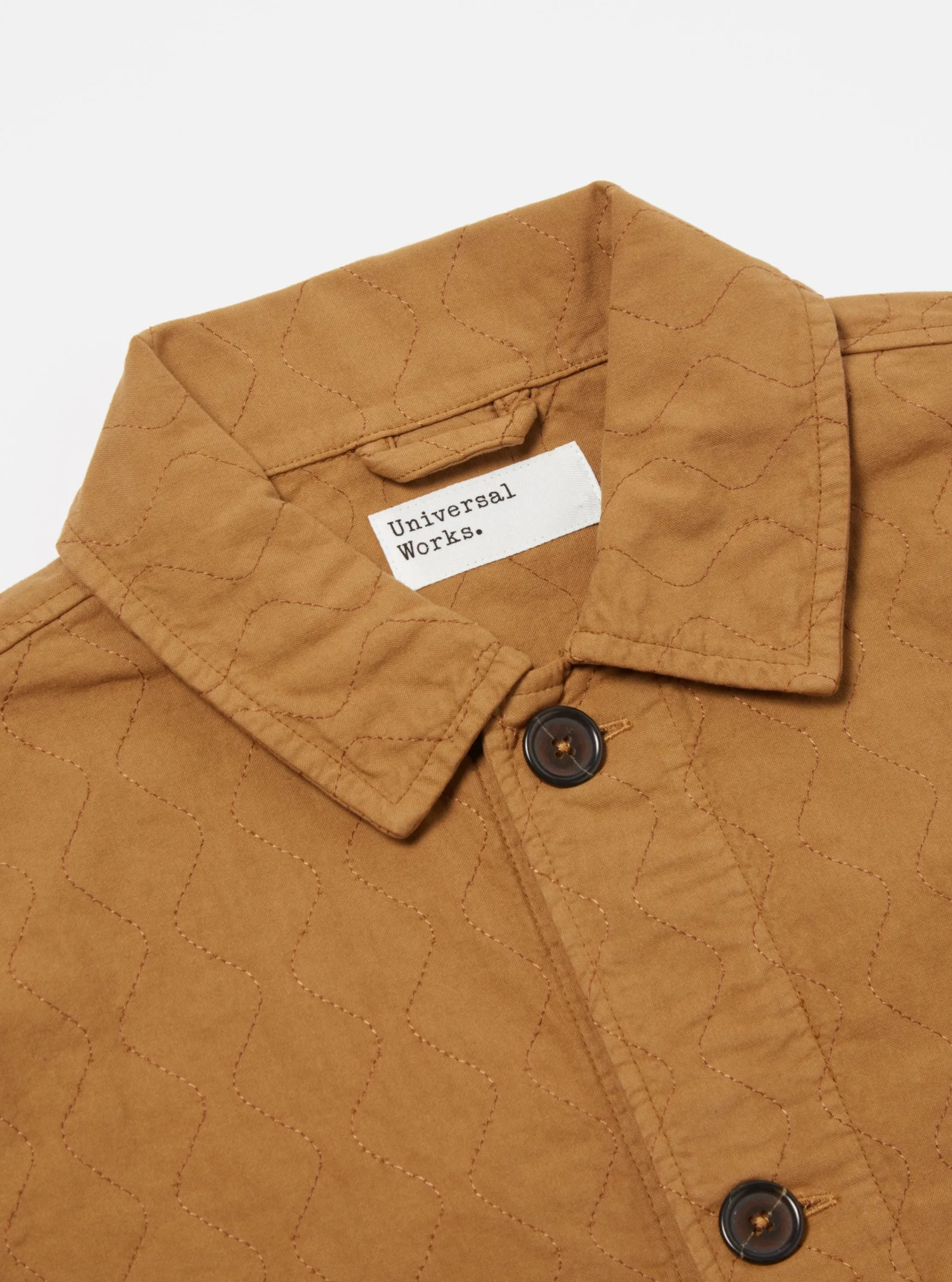 Sale Quilted Coverall Jacket In Cumin Cotton Men Jackets.