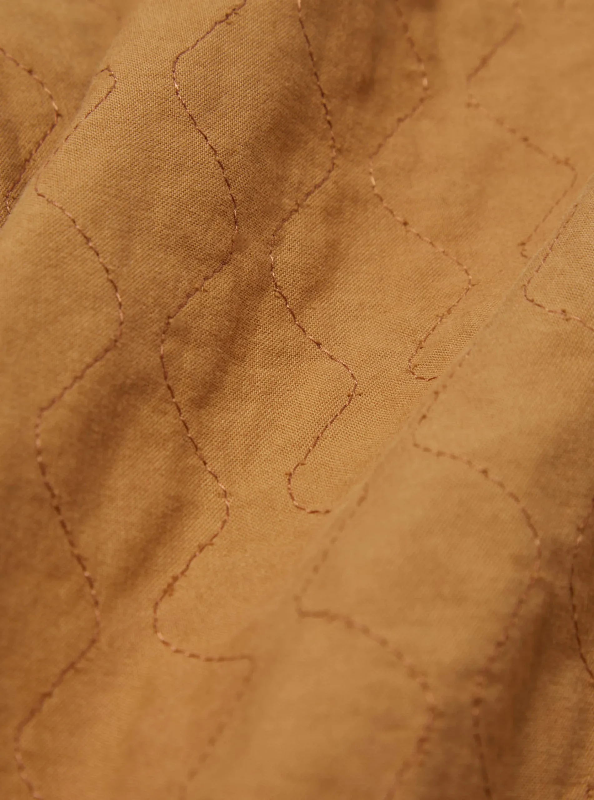 Sale Quilted Coverall Jacket In Cumin Cotton Men Jackets.