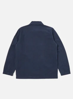 Best Quilted Coverall Jacket In Navy Cotton Men Jackets.