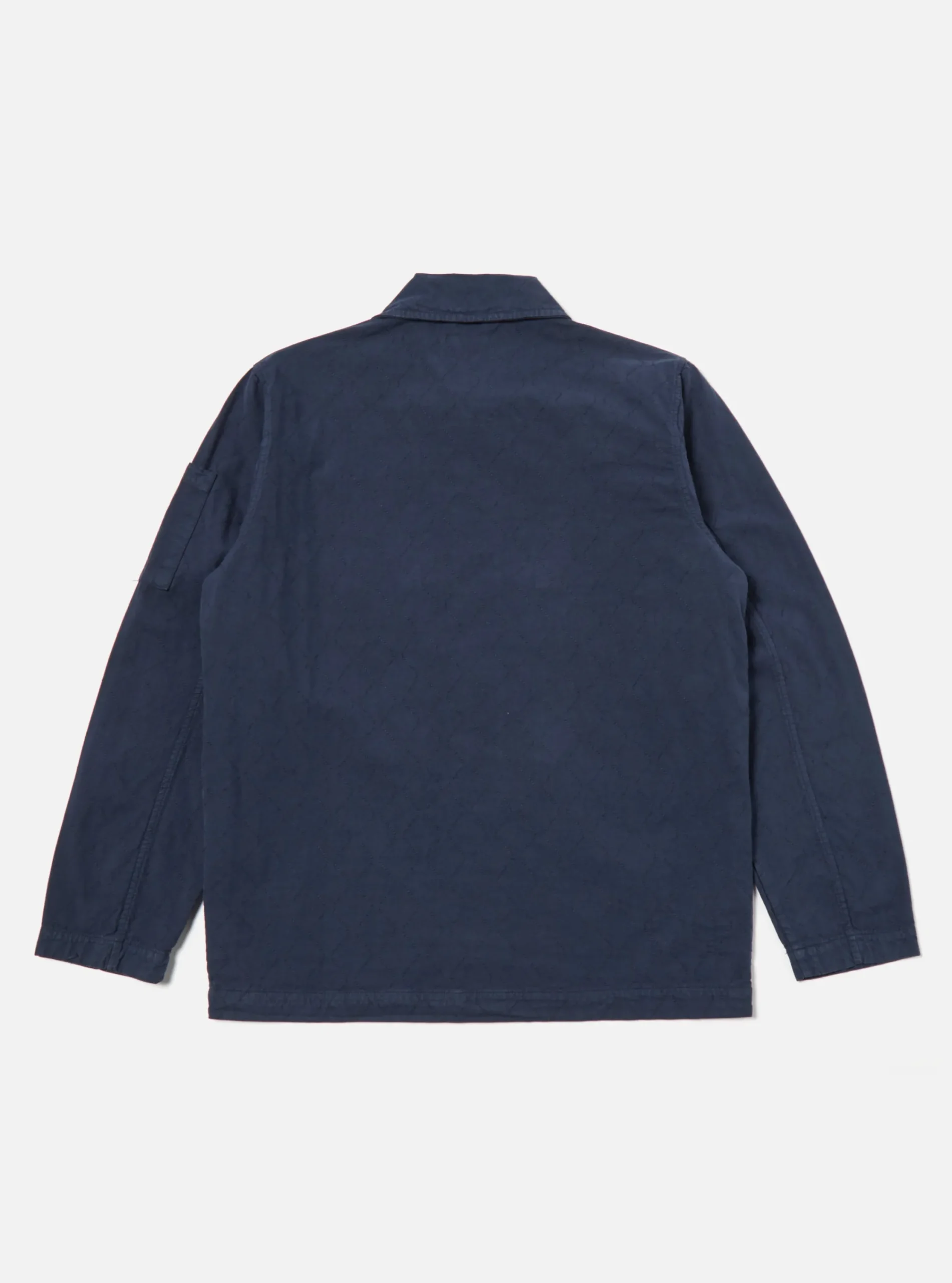 Best Quilted Coverall Jacket In Navy Cotton Men Jackets.