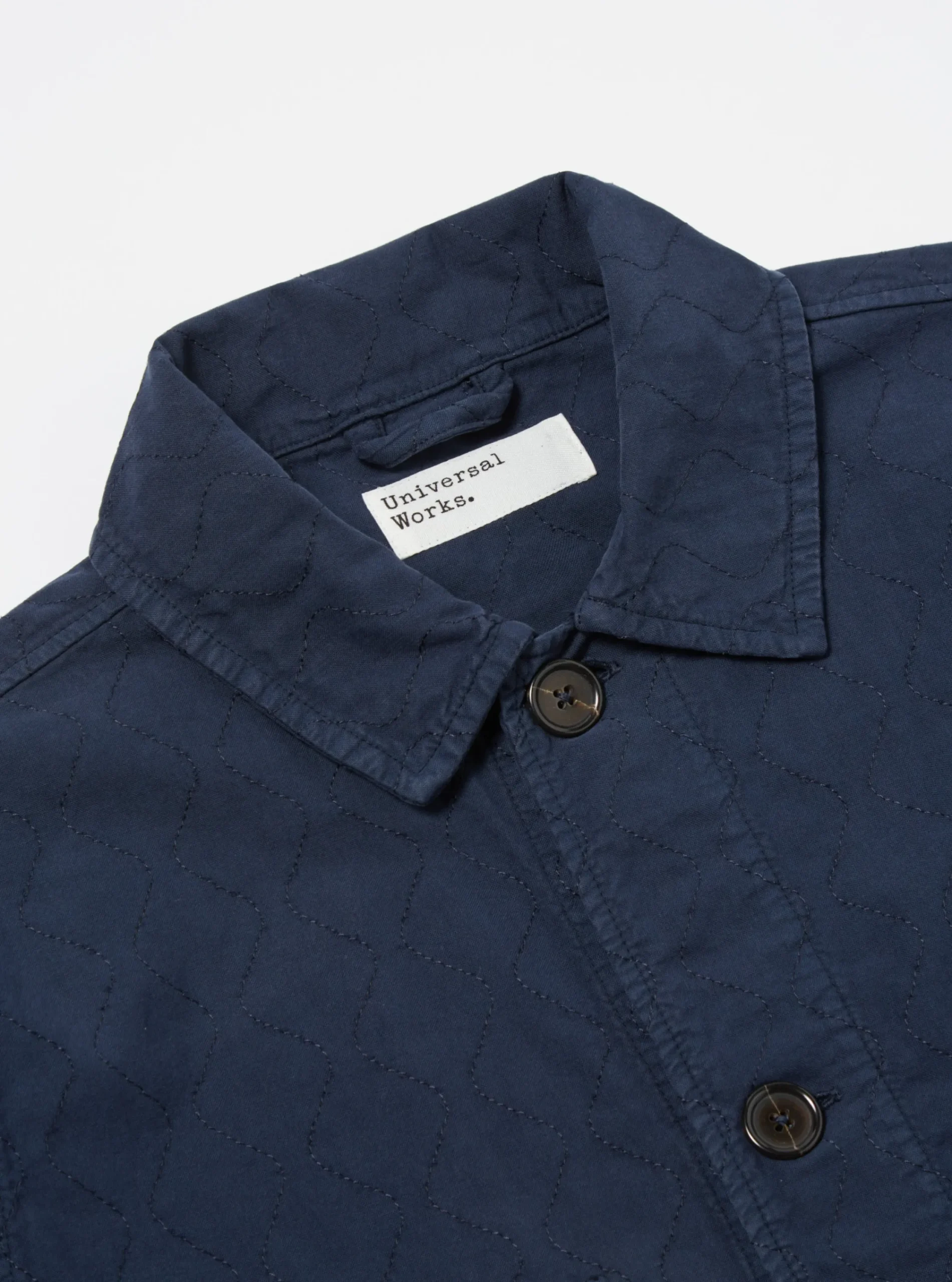 Best Quilted Coverall Jacket In Navy Cotton Men Jackets.