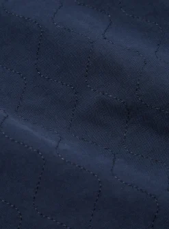Best Quilted Coverall Jacket In Navy Cotton Men Jackets.