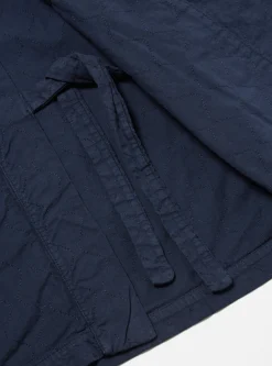 Cheap Quilted Kyoto Work Jacket In Navy Cotton Men Jackets.