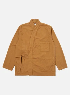 Clearance Quilted Kyoto Work Jacket In Cumin Cotton Men Jackets.