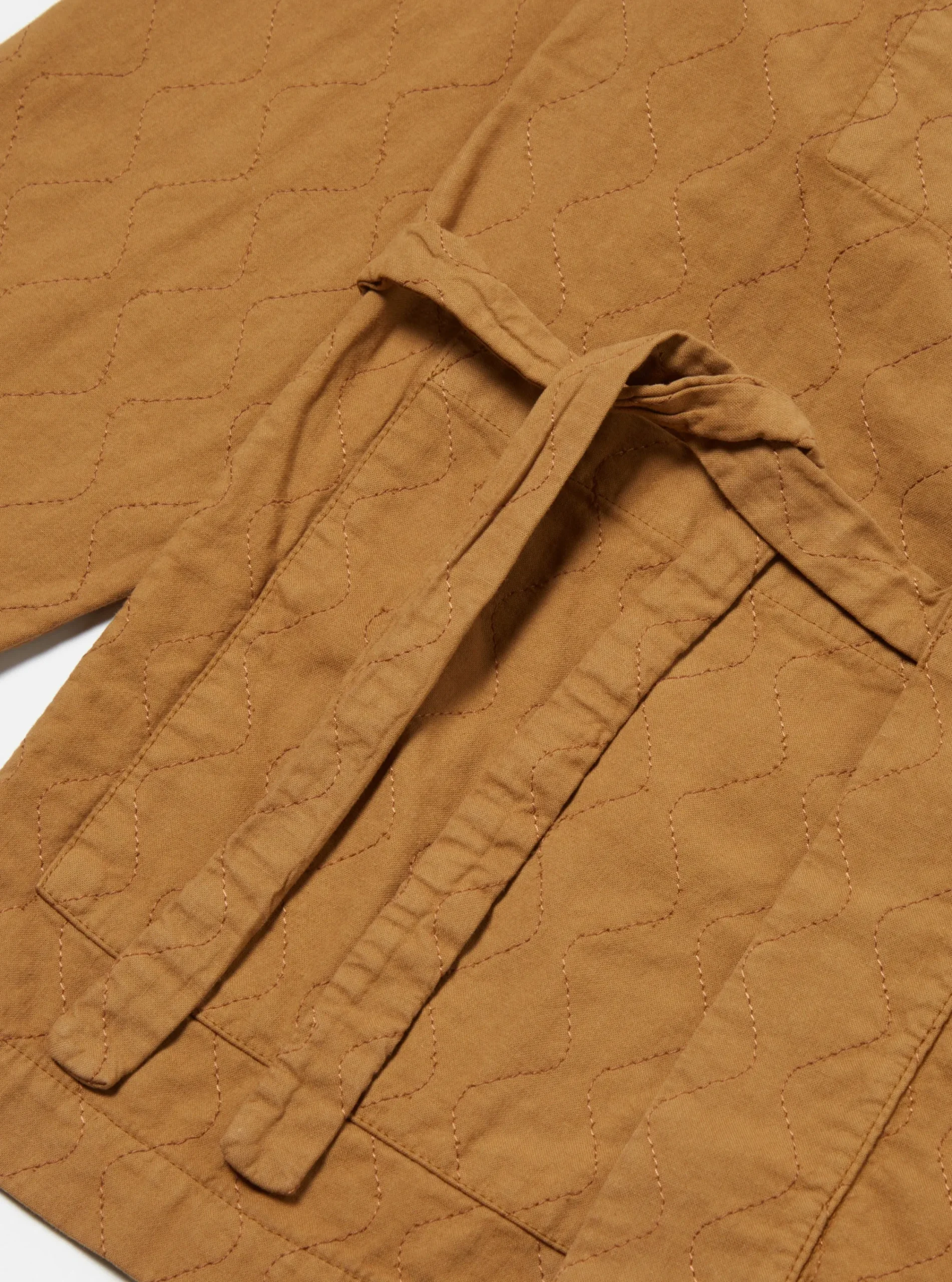 Clearance Quilted Kyoto Work Jacket In Cumin Cotton Men Jackets.