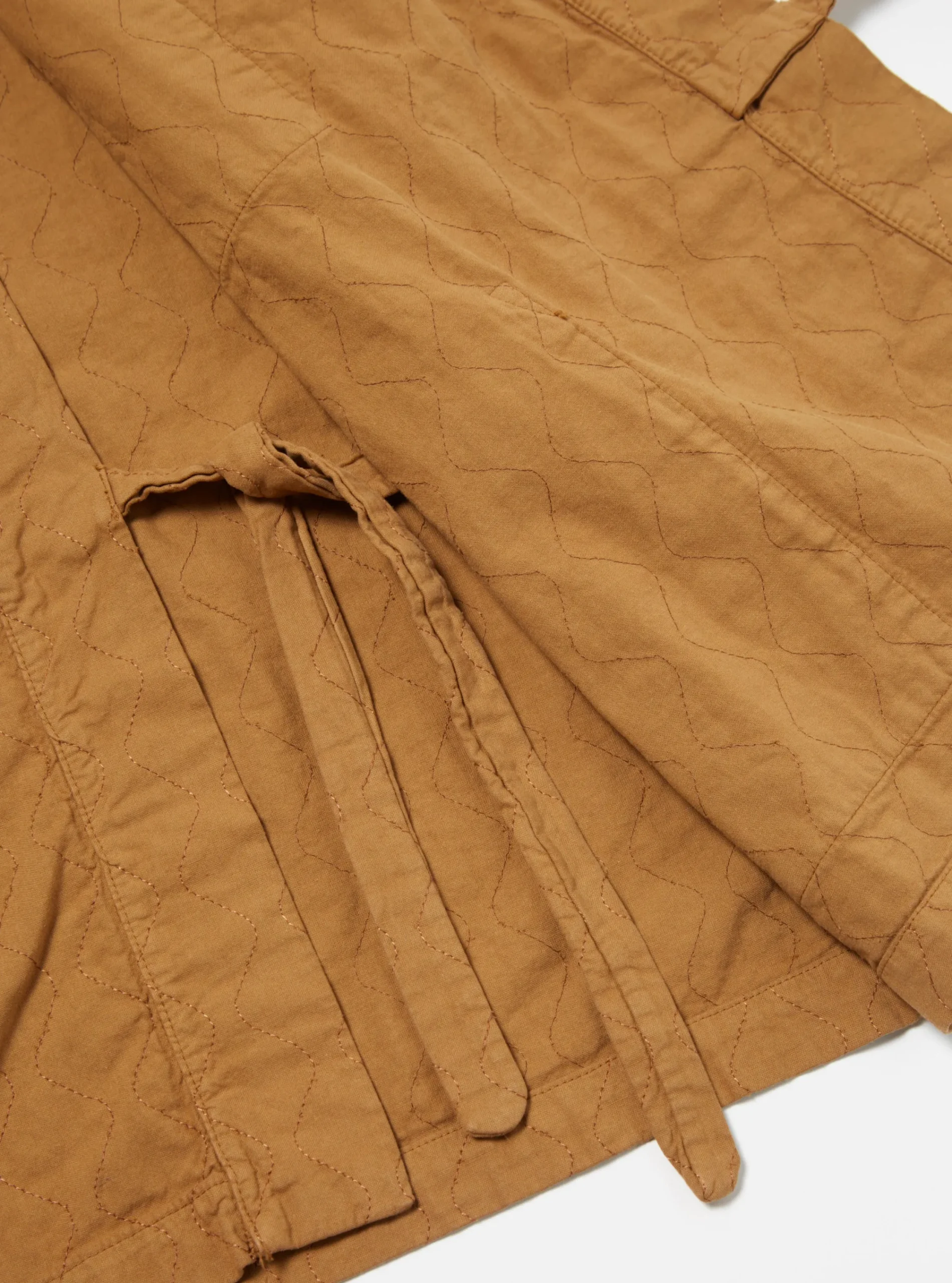 Clearance Quilted Kyoto Work Jacket In Cumin Cotton Men Jackets.