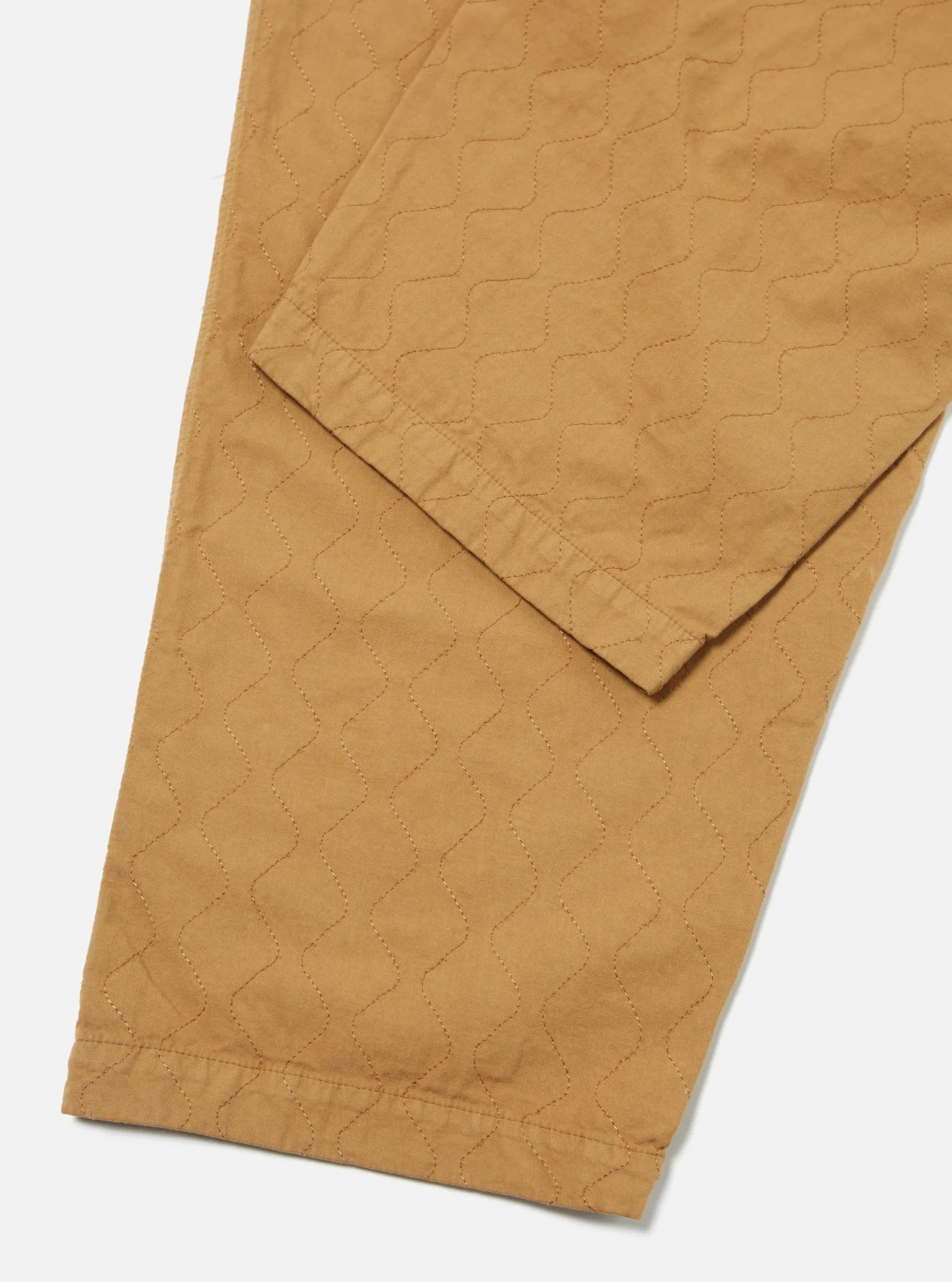 Flash Sale Quilted Oxford Pant In Cumin Cotton Men Trousers.