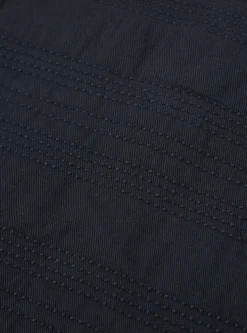 Hot Quilt Simple Bakers Jacket In Navy Winter Twill Men Jackets.