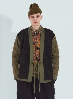 Best Sale Reversible Kyoto Work Jacket In Light Olive Twill/Sherpa Men Coats & Outerwear.