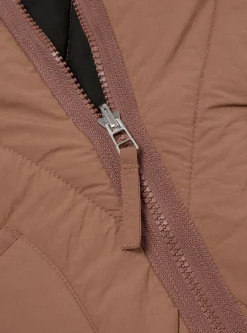 Shop Reversible Military Liner Jacket In Brown/Black Diamond Quilt Recycled Nylon Men Coats & Outerwear.