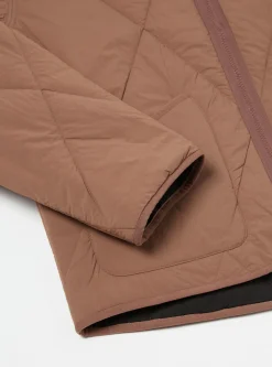 Shop Reversible Military Liner Jacket In Brown/Black Diamond Quilt Recycled Nylon Men Coats & Outerwear.