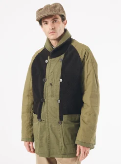 Flash Sale Reversible Mackinaw Jacket Light Olive Twill/Sherpa Men Coats & Outerwear.