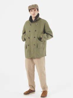 Flash Sale Reversible Mackinaw Jacket Light Olive Twill/Sherpa Men Coats & Outerwear.