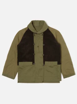 Flash Sale Reversible Mackinaw Jacket Light Olive Twill/Sherpa Men Coats & Outerwear.