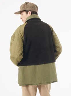 Flash Sale Reversible Mackinaw Jacket Light Olive Twill/Sherpa Men Coats & Outerwear.