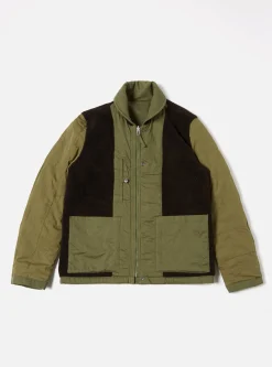 Flash Sale Reversible N1 Jacket In Light Olive Twill/Sherpa Men Coats & Outerwear.