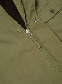 Flash Sale Reversible N1 Jacket In Light Olive Twill/Sherpa Men Coats & Outerwear.