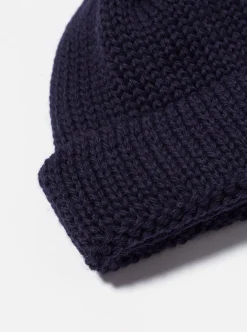 Best Short Watch Cap In Navy British Wool Men Accessories.
