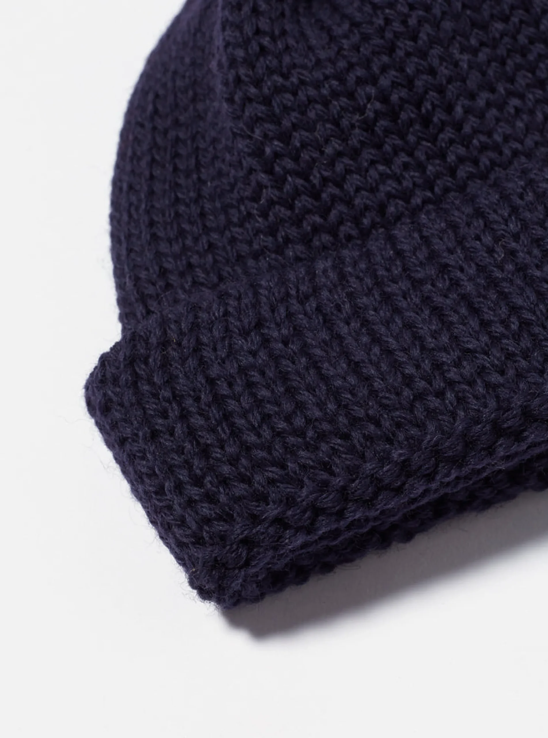 Best Short Watch Cap In Navy British Wool Men Accessories.