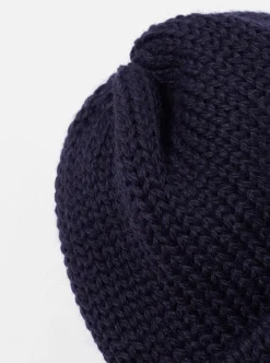 Best Short Watch Cap In Navy British Wool Men Accessories.