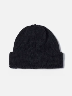 Flash Sale Short Watch Cap In Black British Wool Men Accessories.