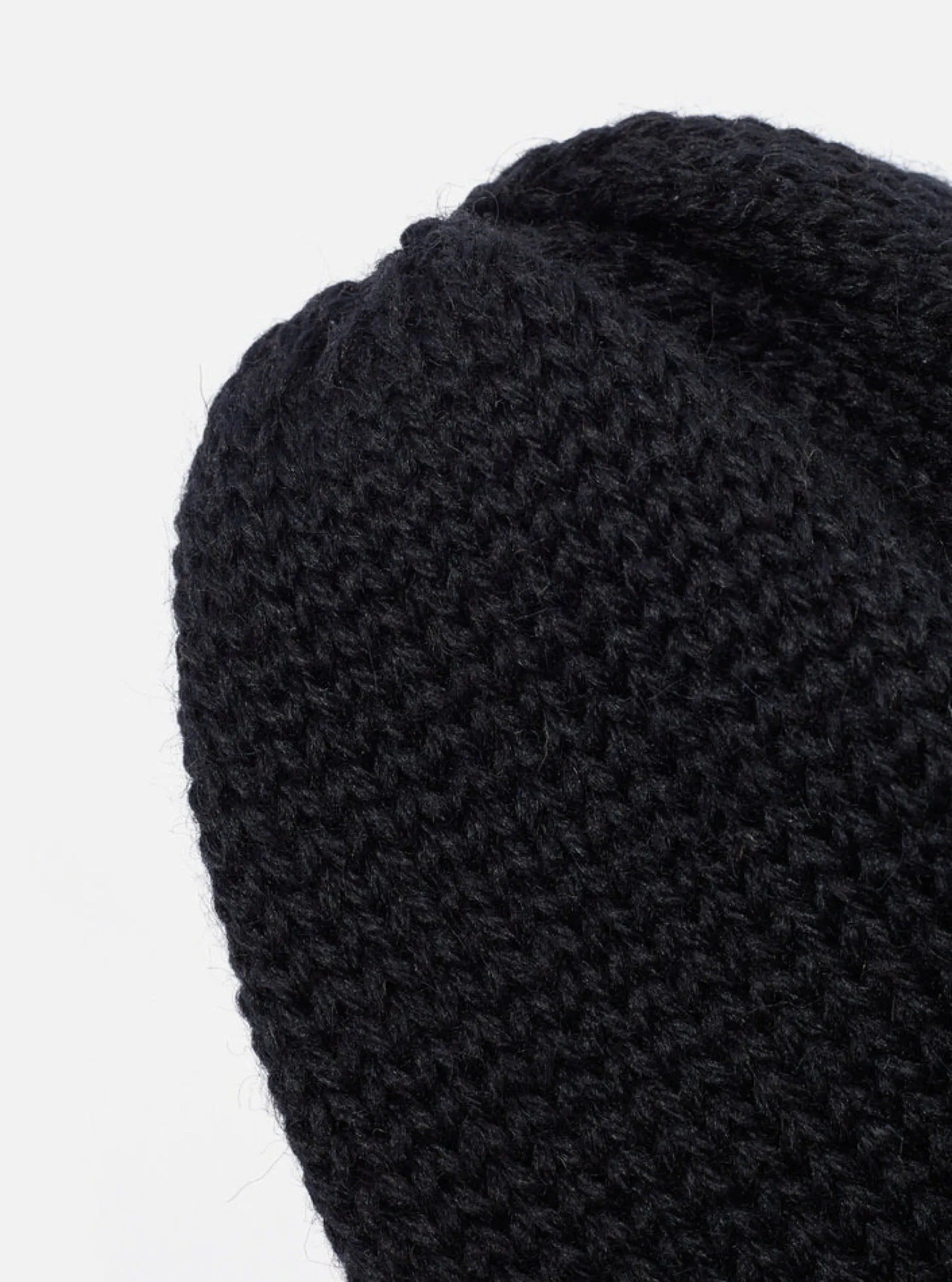 Flash Sale Short Watch Cap In Black British Wool Men Accessories.