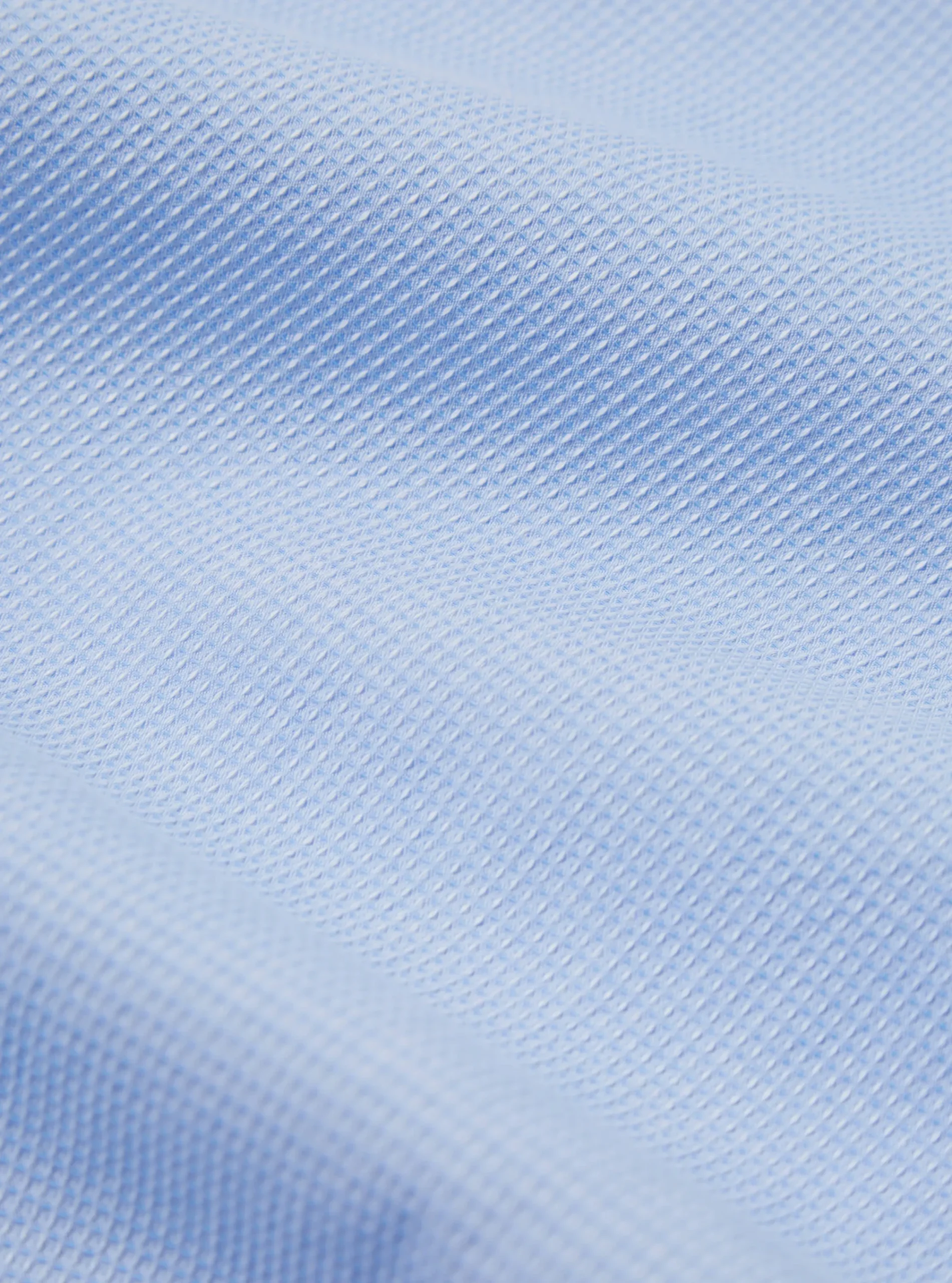 Clearance Square Pocket Shirt In Sky Barca Waffle Cotton Men Shirts.