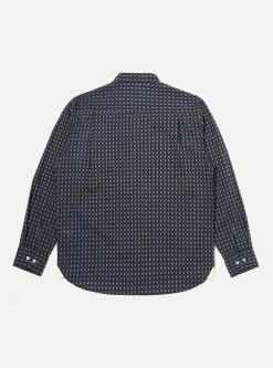 Flash Sale Square Pocket Shirt In Navy Nippon Pyjama Print Men Shirts.