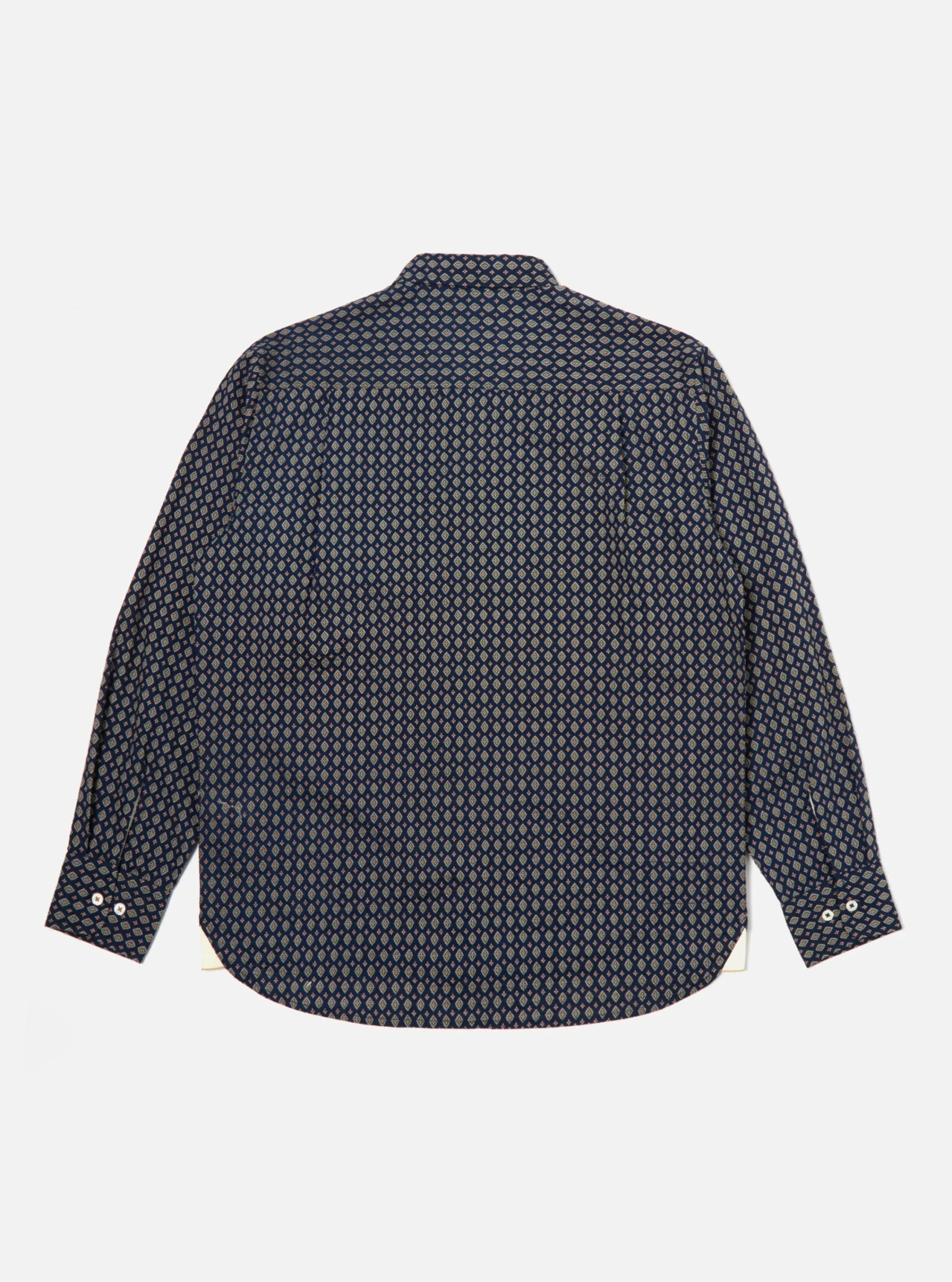 Flash Sale Square Pocket Shirt In Navy Nippon Pyjama Print Men Shirts.